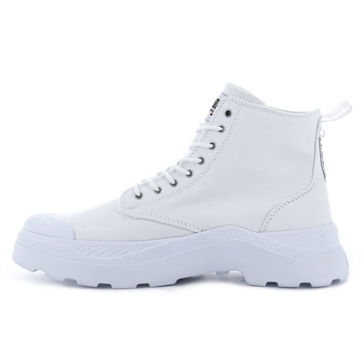 Palladium Pallakix Hi Canvas Laarzen Heren Wit | NL 48WQFOH